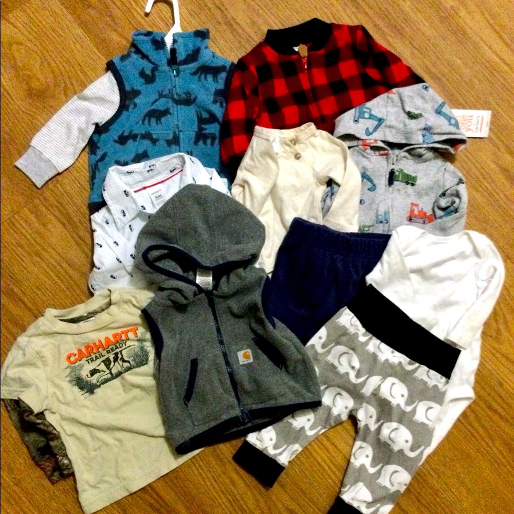 Boys 3 month Bundle Carhartt Carters 13pc